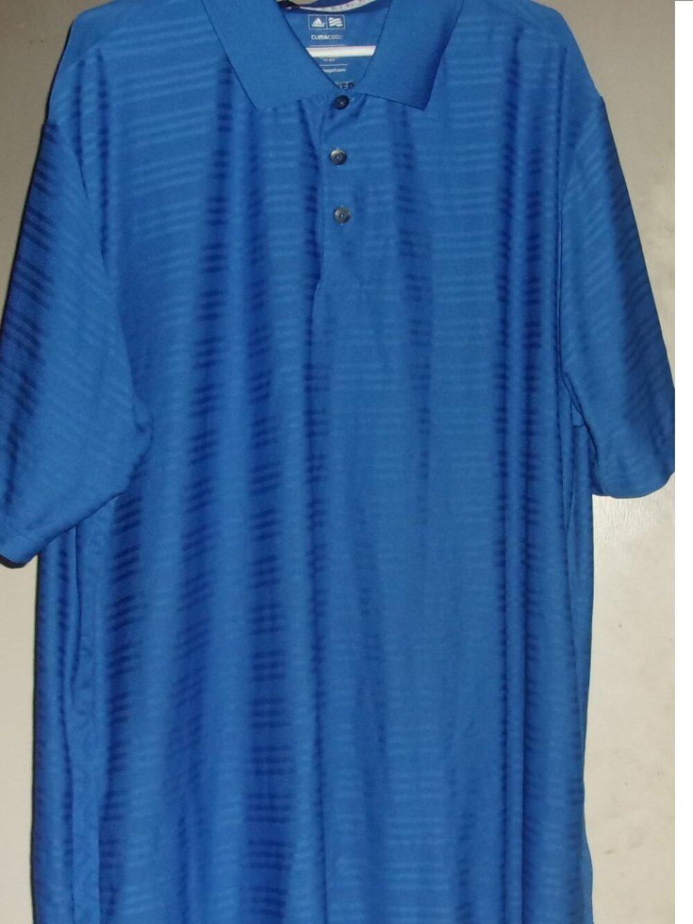 ADIDAS Blue Men's Sport Shirt Size 3XL NEW